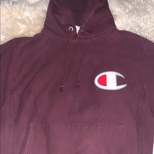 Maroon champion sweatshirt
